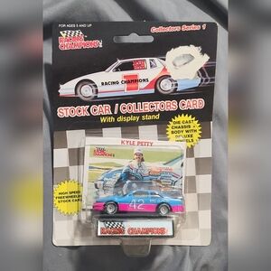 Kyle Petty Blue and Pink Stock Car Toy